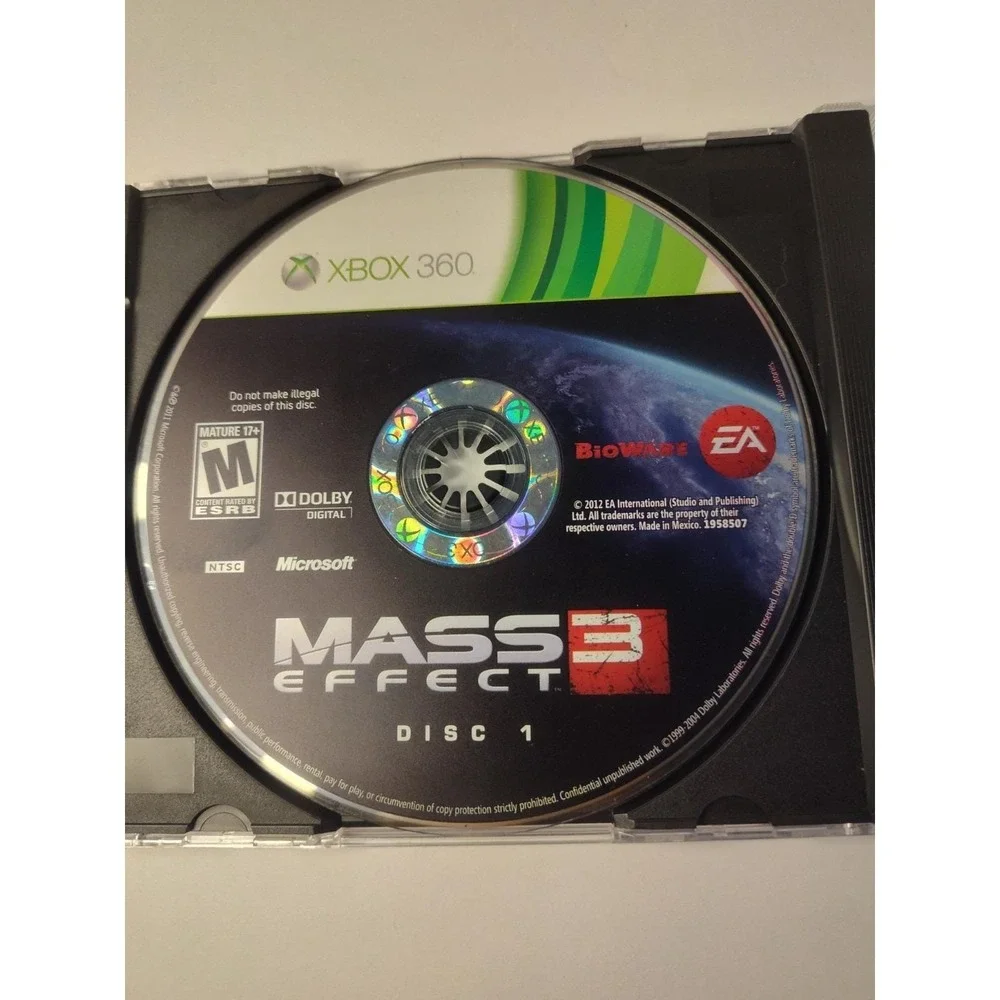 Mass‎ Effect 3 - Xbox 360 Game tested